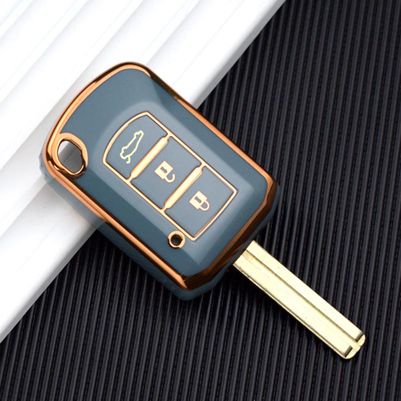2/3 кнопки ТПУ автомобильный чехол для дистанционного ключа чехол-брелок для Mitsubishi Mirage Asx Lancer 10 EX Galant Outlander Colt Grandis
