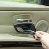 4 шт. Накладка на ручку двери салона с текстурой под карбон, крышка для BMW E90 3 серии 2005 2006 2007 2008 2009 2010 2011 2012
