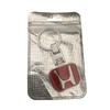 UNYDV1 Car Logo Pendant KeyChain Auto Dedicated Key Ring Accessories For Honda Civic FIT Accord Prelude CRV 5th City CRZ CRX Jazz HRV