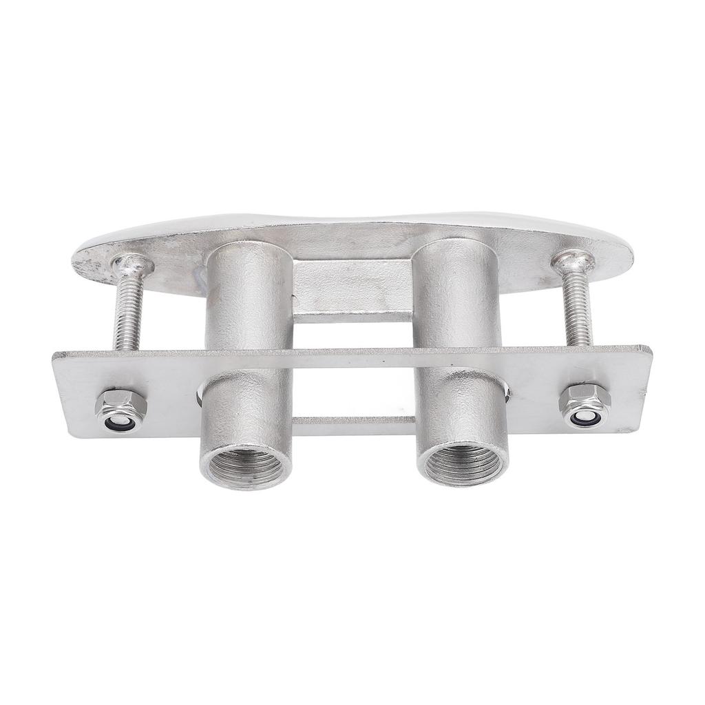 5in Boat Cleat 316 Stainless Steel Pull Up Deck Cleat Retractable Heavy Duty Flush Mount Dock Cleats with Backing Plate