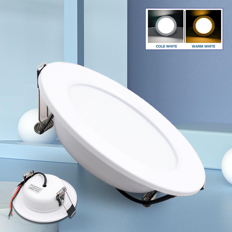 10 шт./лот светодиодный потолочный светильник 110 В 220 В потолочный светильник 5 Вт 9 Вт 12 Вт 15 Вт 18 Вт встраиваемый круглый светильник постоянного тока 12 В 24 В прожектор внутреннего освещения