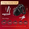ABS Male Chastity Cage With Lock And 5 Rings Penis Lock With Catheter plug BDSM Erotic Urethral Lock Bondage Adult Sex Toys