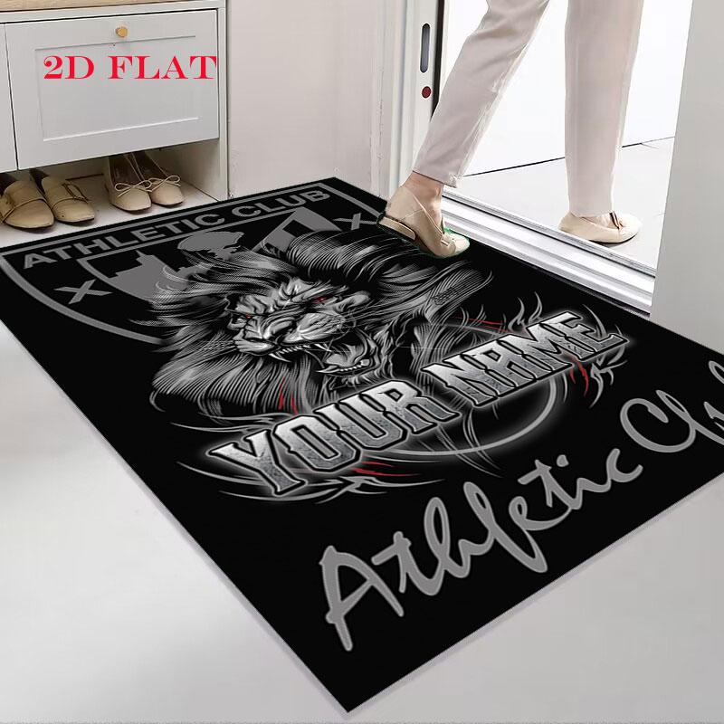 Custom Athletic Bilbao Carpet Rug for Living Room Bedroom Home Sofa Decoration,Kids play Nonslip Floor Mat