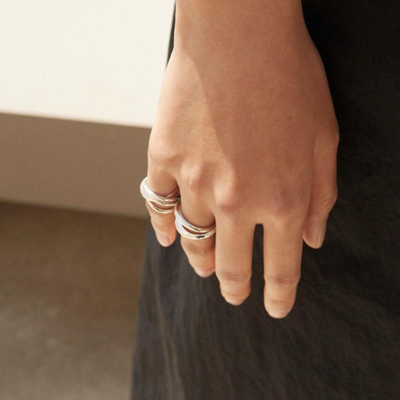 FINNLEE REST IN CITY 26 RING - SILVER