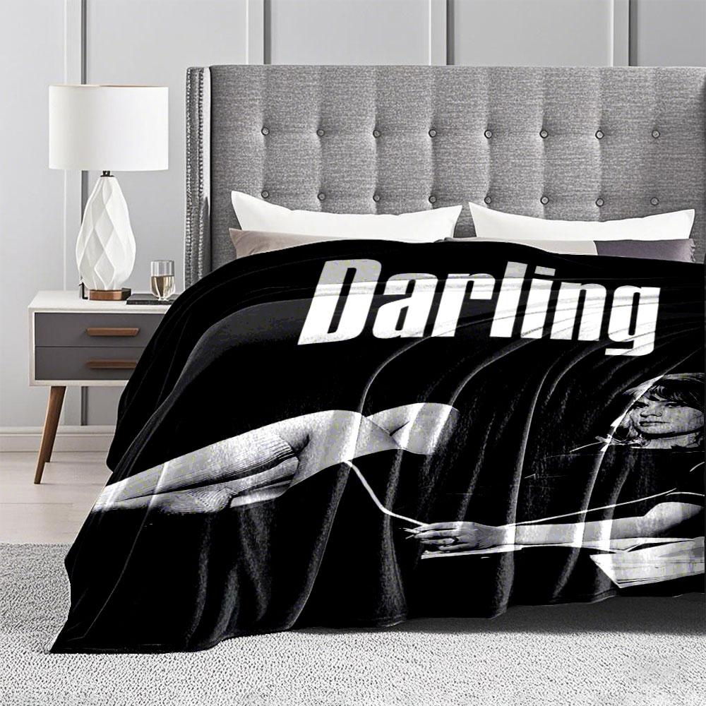 Darling Monochrome Blanket for all seasons blanket lunch break throw gift