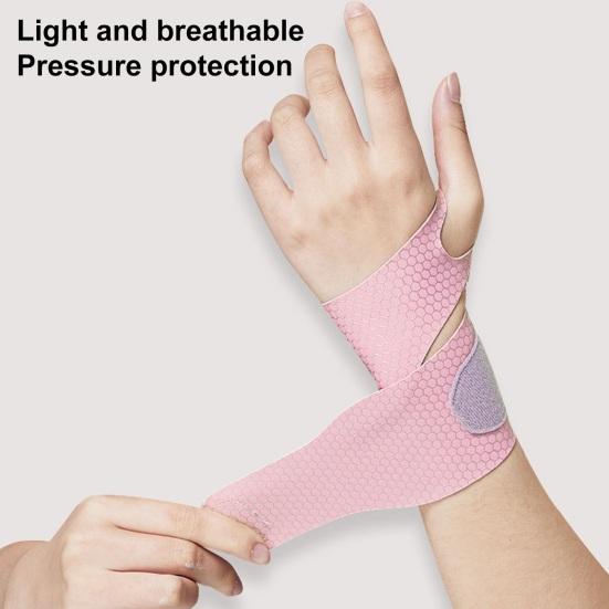 Спортивный бандаж на запястье Тонкий бандаж на запястье Регулируемый Мягкий Дышащий Регулируемый Облегчение при карпальном туннельном синдроме Легкая поддержка Поддержка Правая Левая рука