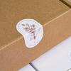 Minimalist Floral Adhesive Sealing Stickers for Gift Wrapping Decoration and Sealing Labels