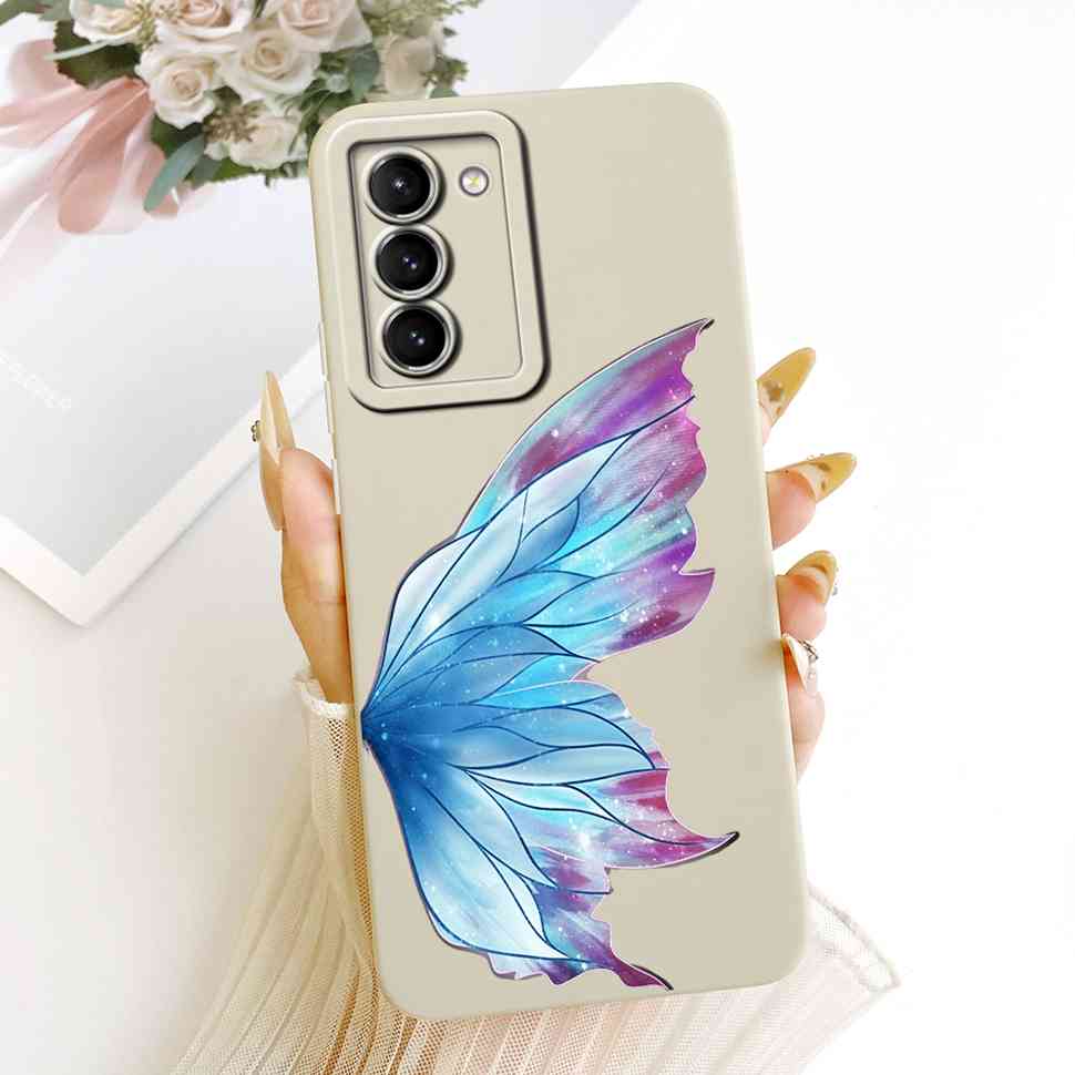 Чехол для Samsung Galaxy S21 5G Новый дизайн Цветочный принт Мягкий силиконовый чехол для Samsung S21 5G SM-G991B SM-G991B/DS Чехлы для телефона