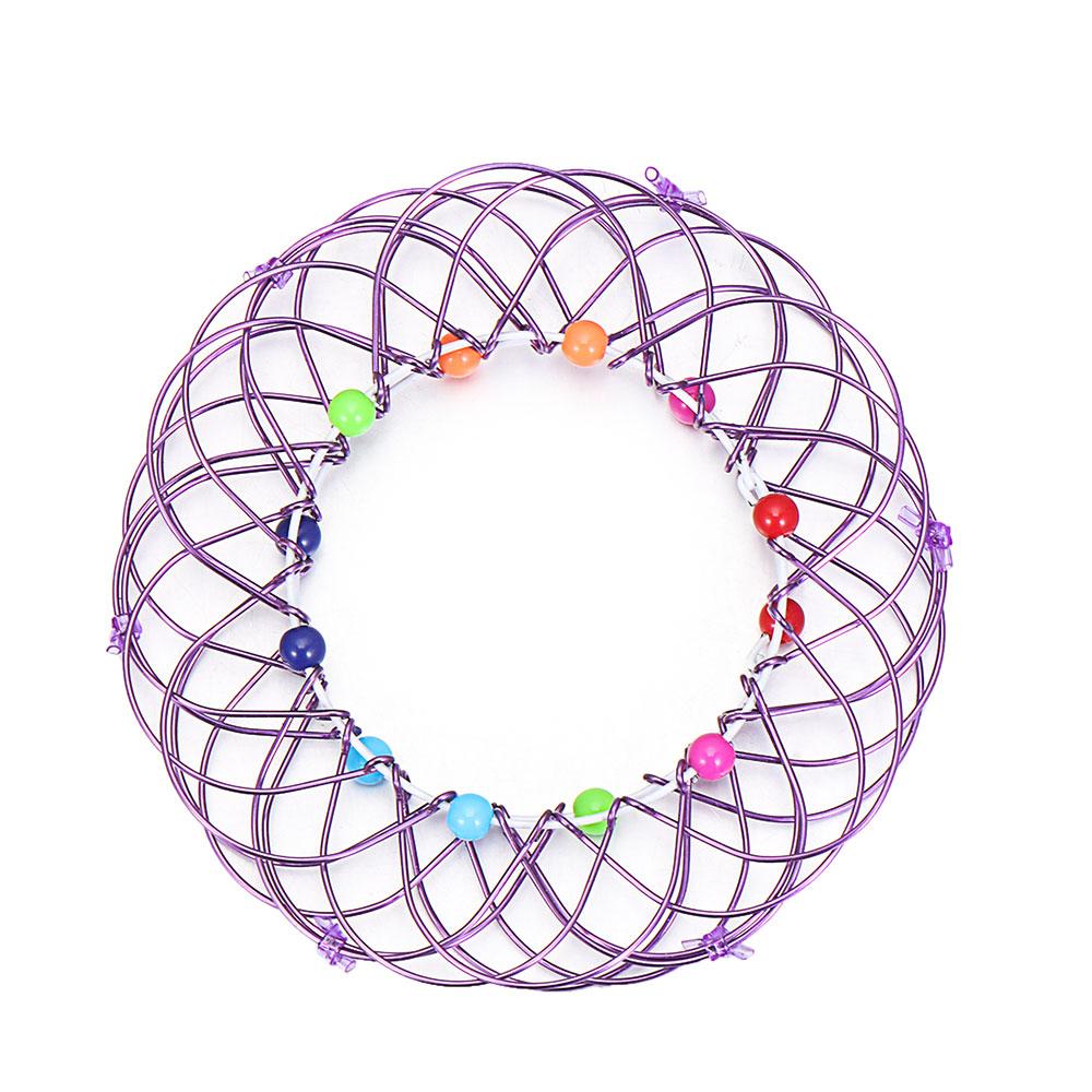 Меняет формы Волшебный Цветок Мандала Корзина для Цветов Волшебное Кольцо Игрушка Ручная Работа из Проволоки Креативные Игрушки для Пальцев