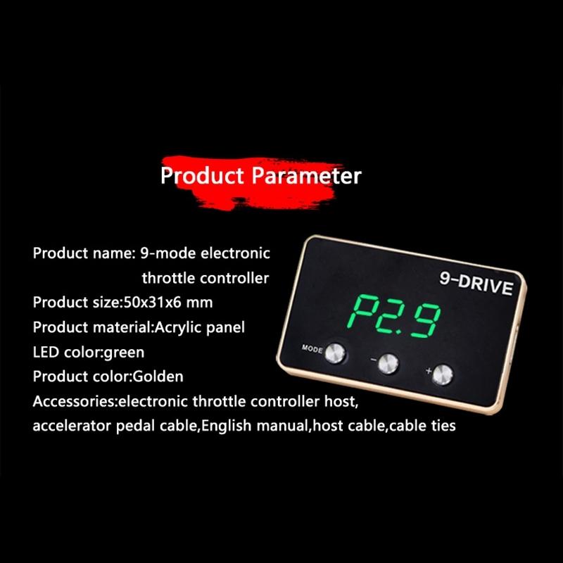 Durable-Throttle Response Controller 9 Drive Modes Racing Accelerator Potent Booster Tuning Parts Accessory