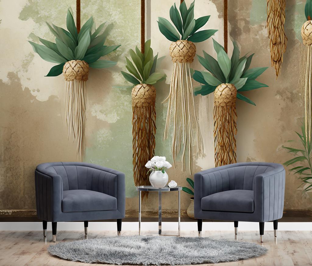 Wallpaper Hanging Plants Boho