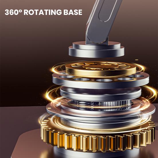 Aluminum Alloy Phone Holder 360 Rotatable Non-slip Foldable Heavy Duty Desktop Tablet Mobile Phone Stand Phone Accessories