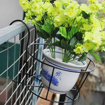 3 шт., уличные садовые перила, полка для цветочного горшка, вешалка для цветочного горшка, прочная несущая нержавеющая сталь, прочный металлический подвесной держатель для цветочного горшка