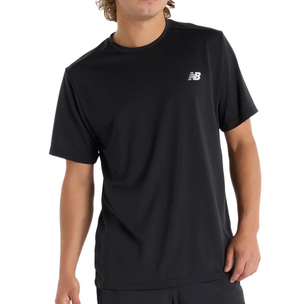 New Balance T-shirt 100% Polyester black