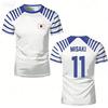2026 Hot Captain Tsubasa Anime Men Women T-Shirt Japanese Flag Print Summer Short Sleeve Casual Tee Sport Kids Cycling T-Shirt