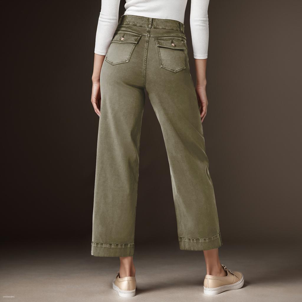 Широкие брюки для женщин, брюки для йоги, спортивные штаны с высокой талией и карманами, эластичные брюки, удобные спортивные спортивные штаны для тренировок