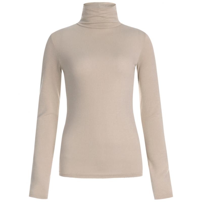 Shop Women Basic Slim FiT Solid Inner TurTleneck T shirT Rnf Wsh 1236 Pink