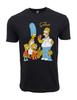 93 The Simpsons Black Graphic Tshirt