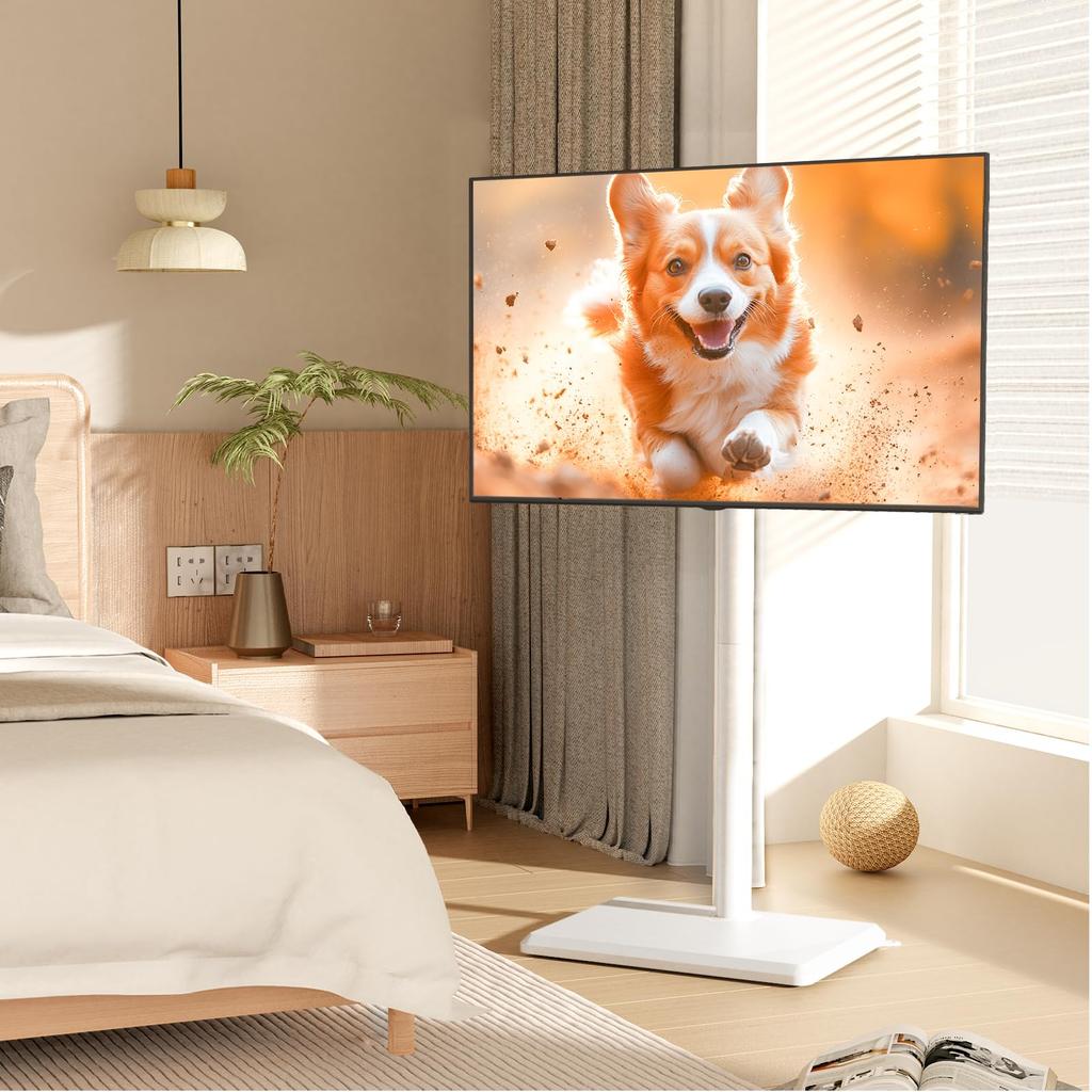 Rfiver TV High Type TV Совместимость с телевизором Грузоподъемность 40 Деревянный Высота Вращение Для Белой Подставки, Подставка, 27-55 дюймов, Настенная Подставка, VESA/Ширина