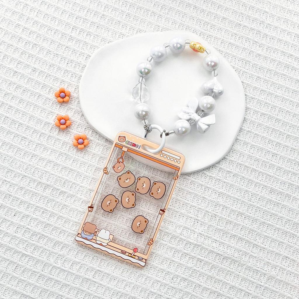 Милый креативный дизайн, забавный держатель для фотокарт Kpop, милый мультяшный держатель для студенческого удостоверения личности, чехол для семейного фотодержателя для друзей