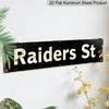 15.7×3.94inch 1pc Metal Sign, Street Sign Metal Wall Art for Outdoor Garden or Home Decor, Aluminum Decorative Sign, Vintage Style with 2D Flat