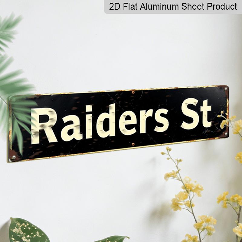 15.7×3.94inch 1pc Metal Sign, Street Sign Metal Wall Art for Outdoor Garden or Home Decor, Aluminum Decorative Sign, Vintage Style with 2D Flat