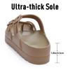 Модные летние новые сабо-сандалии Litfun для женщин, модные уличные нескользящие пляжные шлепанцы с регулируемой пряжкой, ортопедические домашние шлепанцы