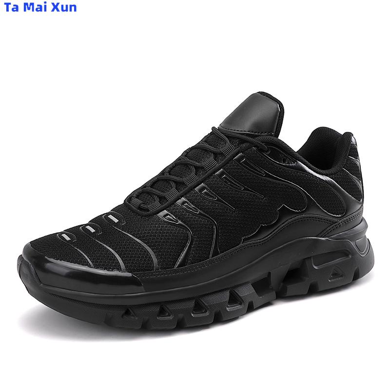 Men's Casual Sports Shoes Mesh Comfortable Air Cushioned Cushioning Running Shoes Low-top Wear-resistant Outdoor Women Sneakers