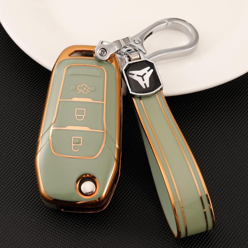 Для Ford Focus 2 MK2 новый чехол для автомобильного ключа Ranger C-Max S-Max Galaxy Mondeo Transit Tourneo Falcon Territory Ecosport