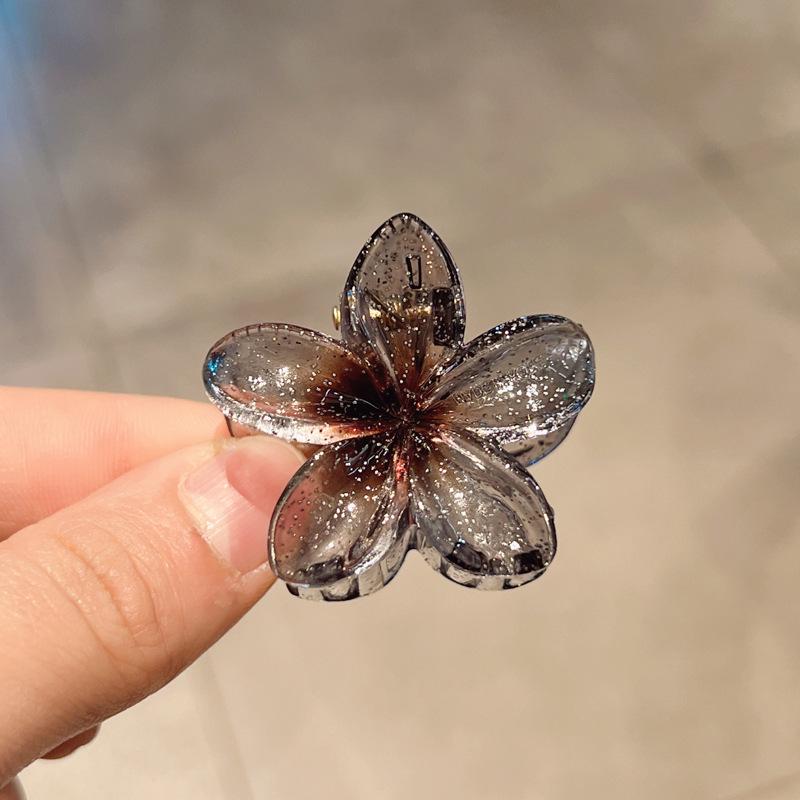 Plumeria Candy Color Fairy Hair Clip - Elegant Shark Clip Accessory