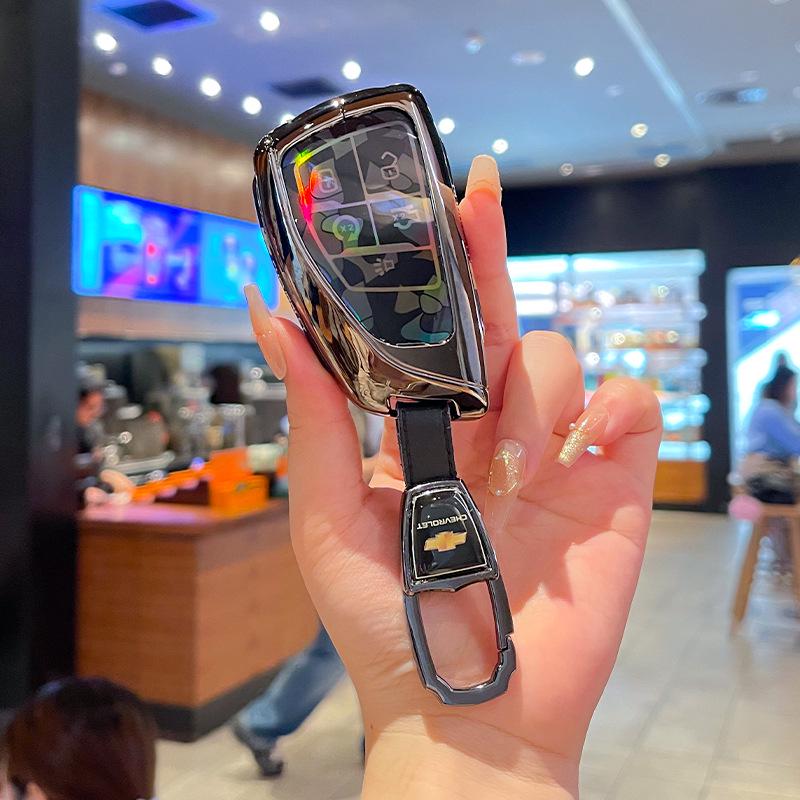 Премиальный чехол для ключа Chevrolet Equinox 2025 с металлической пряжкой - Аксессуары с полным покрытием