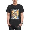 Fineplus Godzilla Short King Ghidorah Poster Japanese Cherry Blossom Character Merchandise T-Shirt, Sleeve, Print, Pattern, Design,