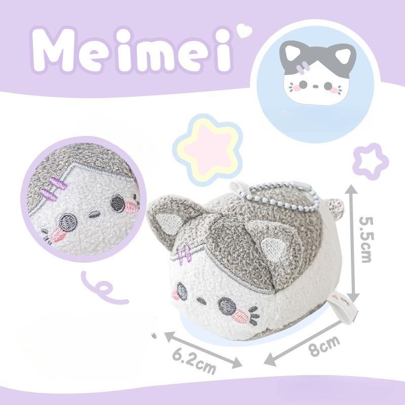 RosyPosy soft furnishings, afternoon tea series plush doll pendant, creative DIY pearl velvet bag pendant