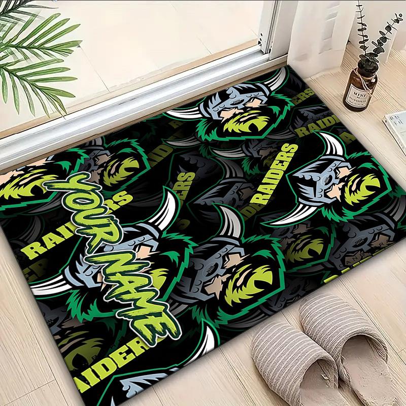 Custom Name Rug Canberra Logo Area Rug Suitable for Indoor And Outdoor,Carpets for Homes, Offices,Living Rooms,Home Decor,Christmas Gift