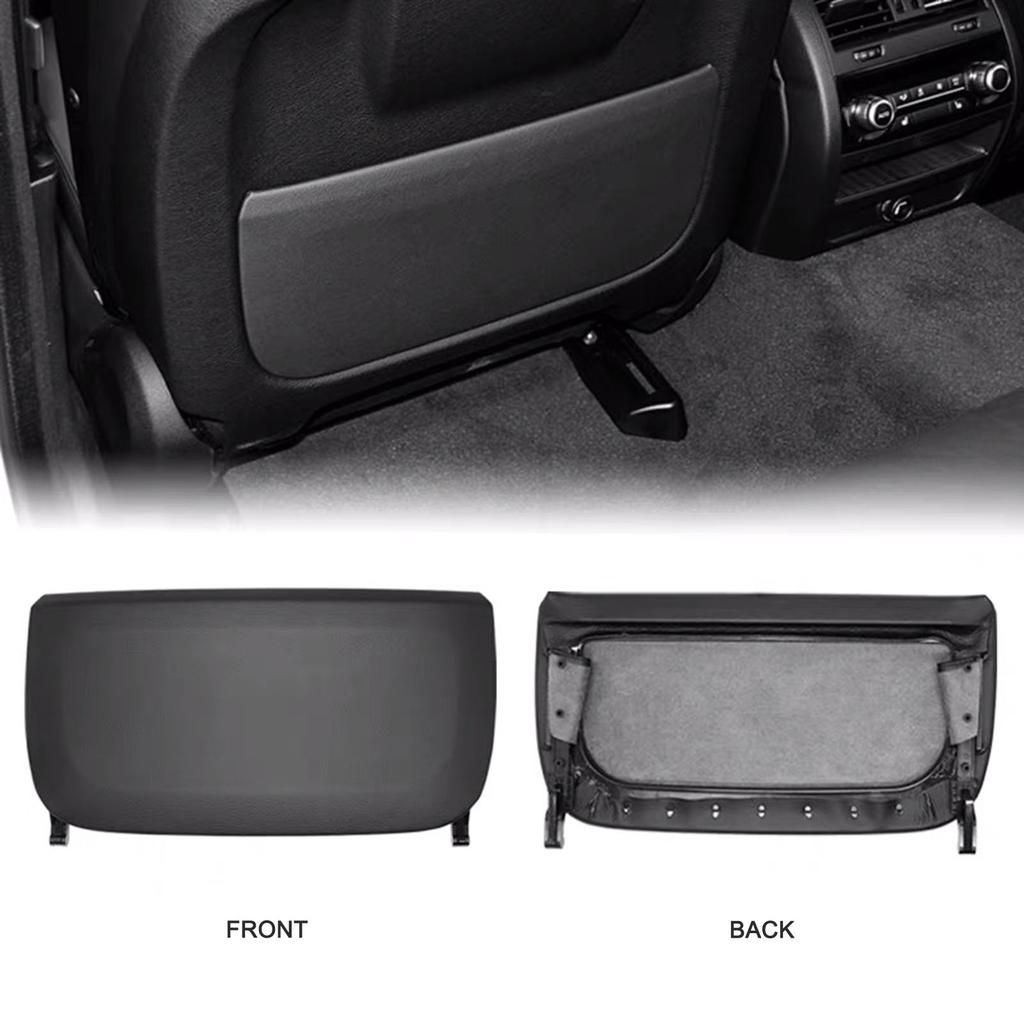52109173668 Front Seat Backrest Storage Cover for F10 F11 GT F07 5 Series F01 F02 F04 7 Series, PU Leather Seat Back Storage Panel Cover