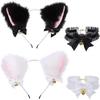 Cute Fashion Hair Decor 2pcs/1Set Beautiful Role-playing Cat's Ear Masquerade Role-playing Accessories Bow Knot Bell Headdress