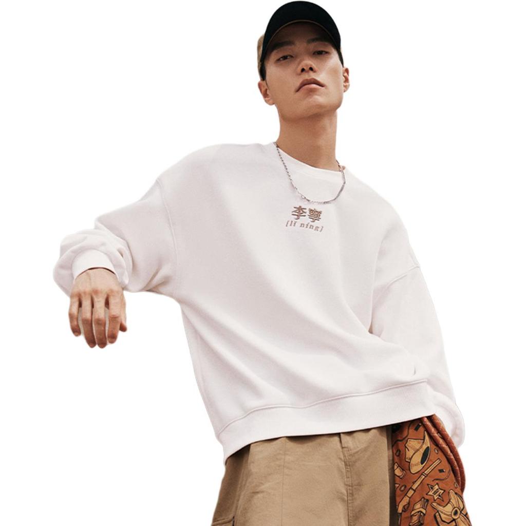 Свитшот Li Ning Sports Life Collection Унисекс Цвет: Слоновая кость AWDU925-2