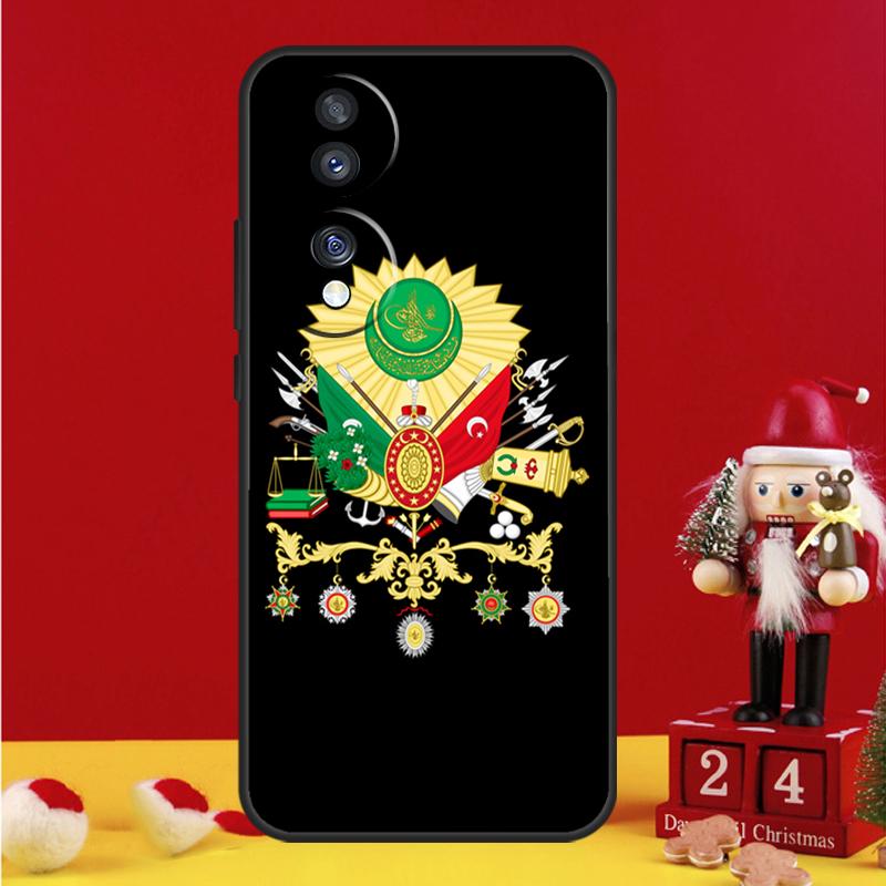 Кейс с гербом Османской империи для Honor Magic 8 6 7 Lite Honor X9d X9c X9b X9a X8b X8c Win 50 70 90 200 400 Pro Чехол