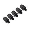 5 Pcs Adapter Fitting Aluminium Alloy 6AN Female Thread To 18 NPT Male Thread Swivel Adapter