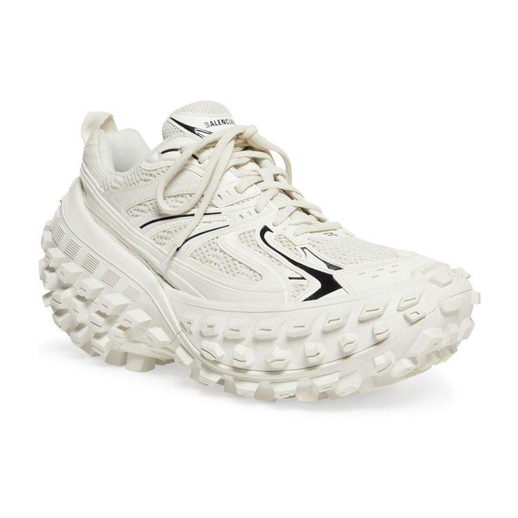 Balenciaga Кроссовки Defender на толстой подошве, низкие, женские, белые 685611W2RAA9110