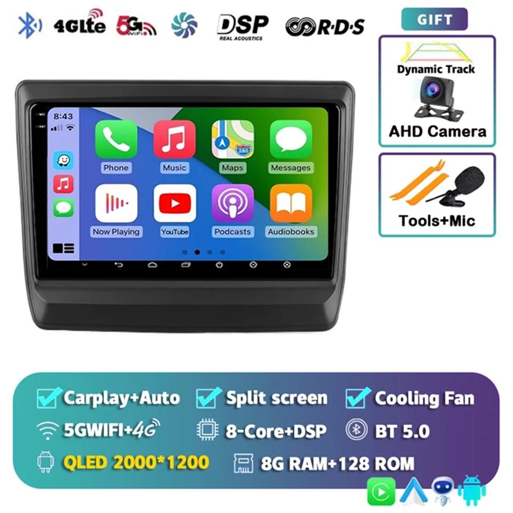 Android 14 Car For lsuzu D-MAX 3 RG 2019 - 2025 Auto Radio Stereo Head Unit Multimedia Player GPS Navigation Carplay BT 2Din