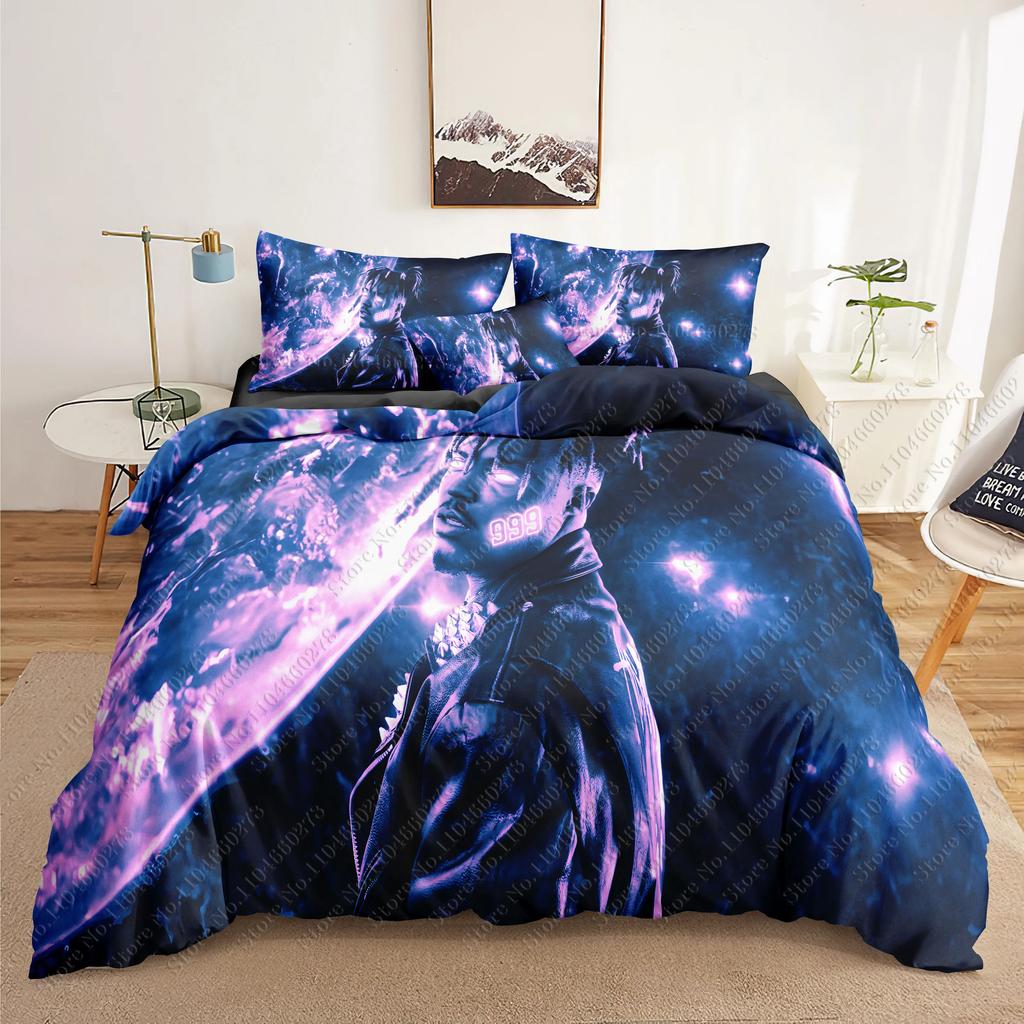 J-Juice Wrld 3D Комплекты постельного белья 3D Принт Набор пододеяльников Взрослые/Дети Одеяло Подарок на день рождения Дропшиппинг Подарок для фанатов
