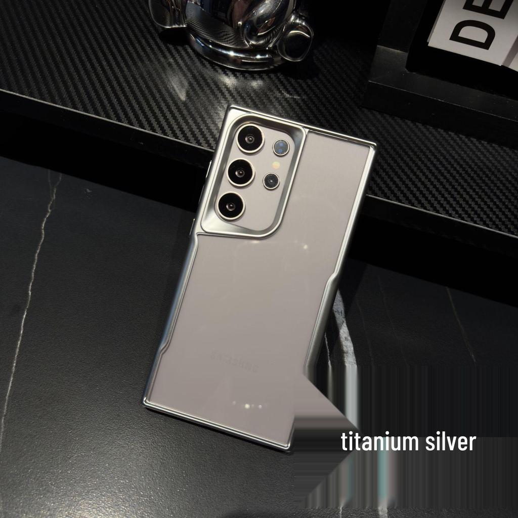 Ультратонкий чехол для телефона Samsung S24 - Гальванизированный, Ударопрочный TPU чехол для S23/S22P