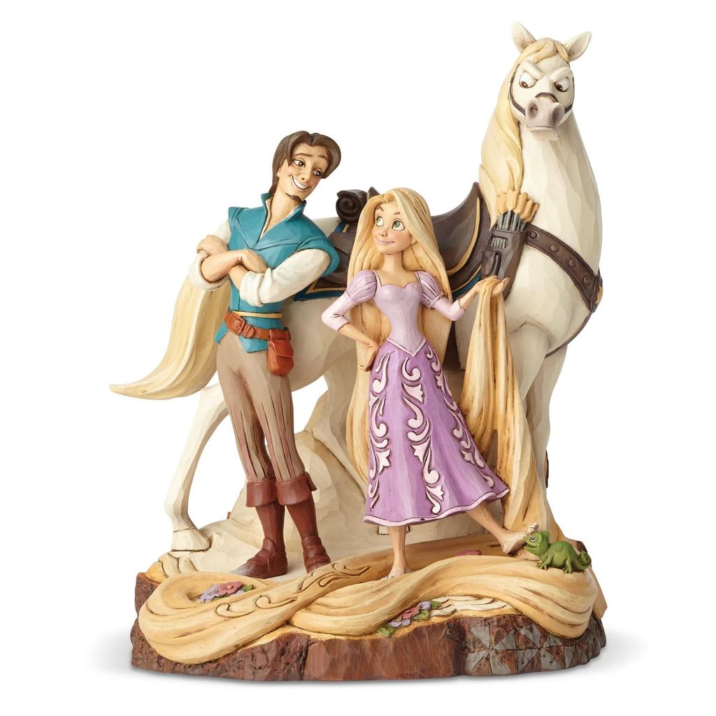 Enesco Disney Traditions by Jim Shore Tangled Carved by Heart Live Your Dream Multicolor Figurine, 21.5 Inches,