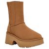 UGG Женская Классическая Двойная Строчка Новые Высоты Каштановый 1158313-CHE