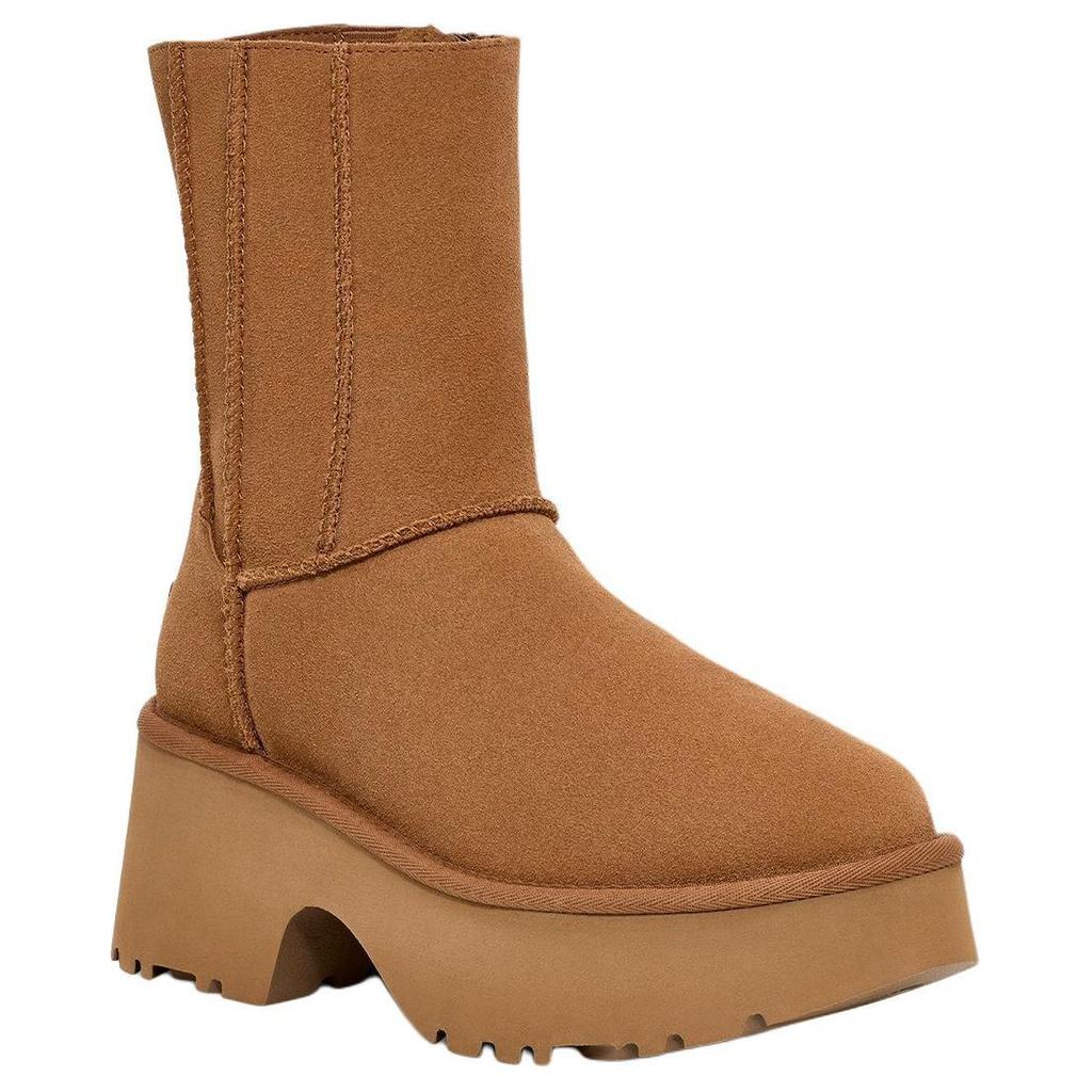 UGG Женская Классическая Двойная Строчка Новые Высоты Каштановый 1158313-CHE