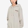 Li-Ning Vital Series Logo Embroidered Cotton Hoodie Unisex Tops Gray AWDSC97-2