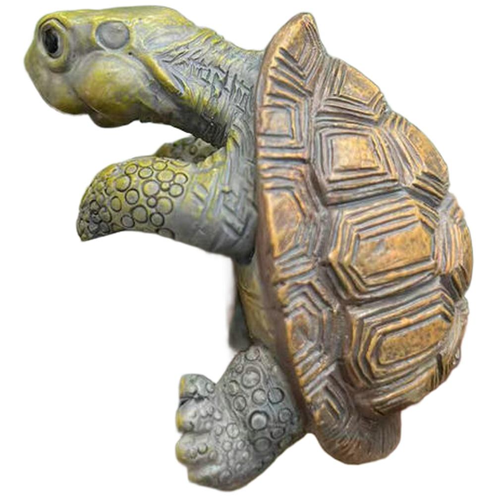 Realistic Appearance Resin Turtle Garden Decor Vibrant Colors
