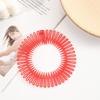 Teeth Headband Flexible Circle Headband Full Circle Wavy Hair Hoop Stretch Flexible Comb  Women