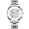 Cross-Border Trendy Men's Geneva Watch with Creative Calendar and Alloy Steel Band (2020)